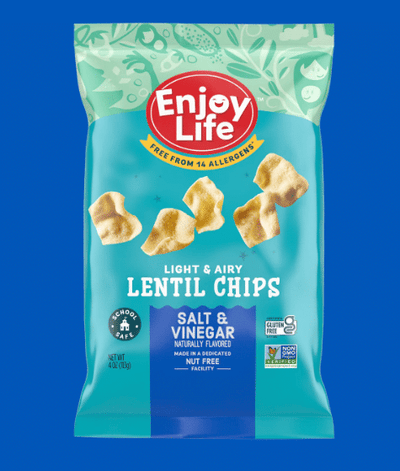 Enjoy Life Salt & Vinegar Lentil Chips 113G