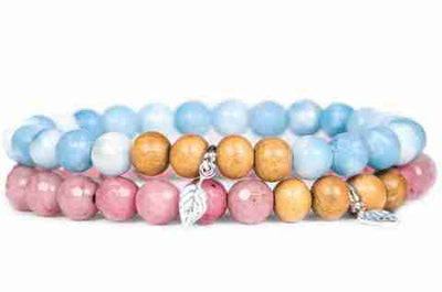 Karma Eleven - Blue Quartz & Palo Santo Bracelet
