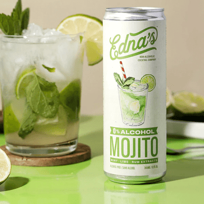 Edna's - Alcohol Free Mojito,  4 X 355Ml