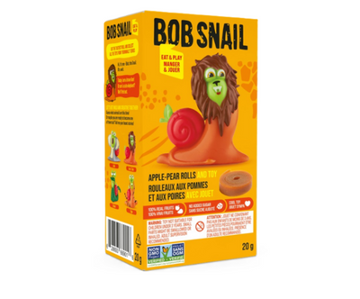 Bob Snail Apple-Pear Fruit Roll + Toy, 20G