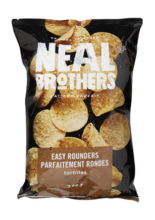 Neal Brothers Easy Rounders Tortilla Chips, 300 g