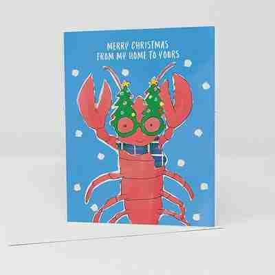 Jill + Jack Seed Card - Christmas Lobster