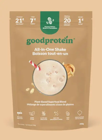 Good Protein All In One Shake - Peanut Butter, 440G