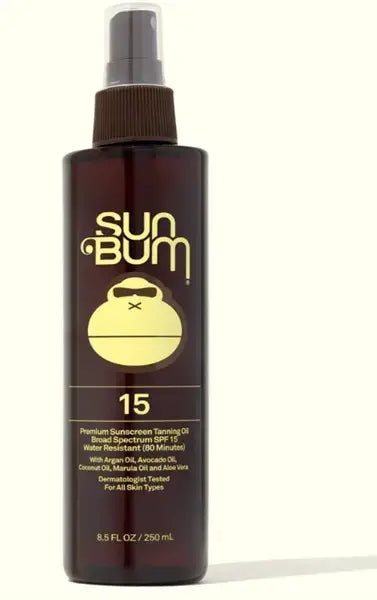 Sun Bum SPF 15 Sunscreen Tanning Oil, 250 mL