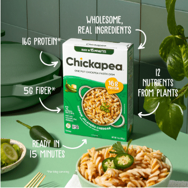 Chickapea One Pot Hoppin' Jalapeño Cheddar, 198 g