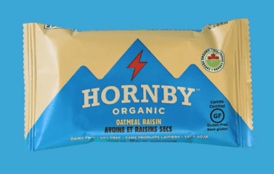 Hornby Organic Oatmeal Raisin Bars