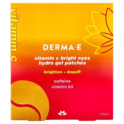 Derma E Vitamin C Bright Eyes Hydro Gel Patches, 5 Pack