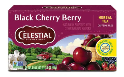 Celestial Seasonings Black Cherry Berry Herbal Tea, 20 Tea Bags