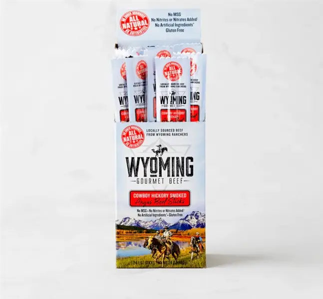 Wyoming Gourmet Beef - Cowboy Hickory Smoked Angus Beef Stick, 28G