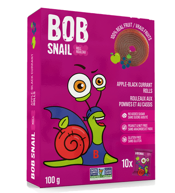 Bob Snail Apple-Black Currant Rolls, 100 g