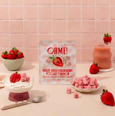Oh Me Freeze Dried Strawberry Yogurt Crunch, 44G