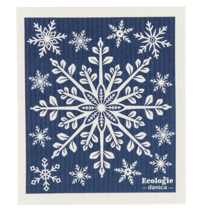 Ecologie Swedish Sponge Cloth - Snowflake Ornament