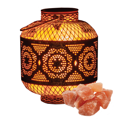 La Luna Mumbai Salt Lamp And Oil Warmer