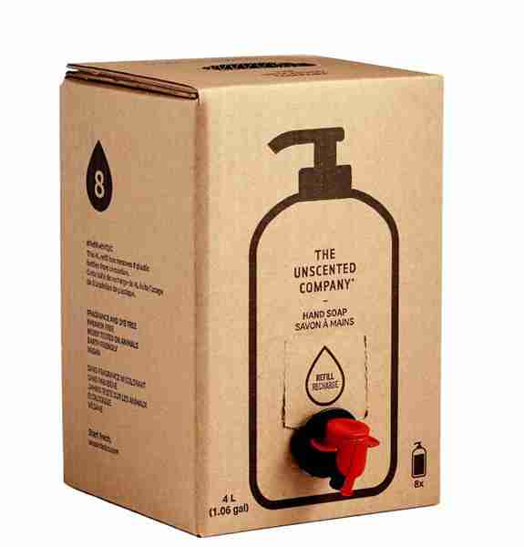 The Unscented Company Hand Soap Refill Box, 4 L