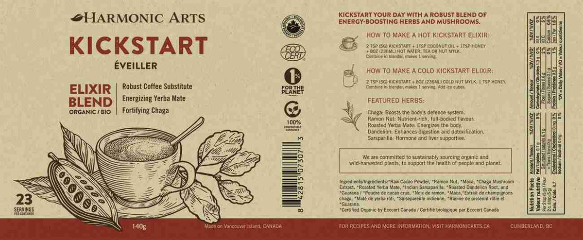 Harmonic Arts Kickstart Elixir, 140 g