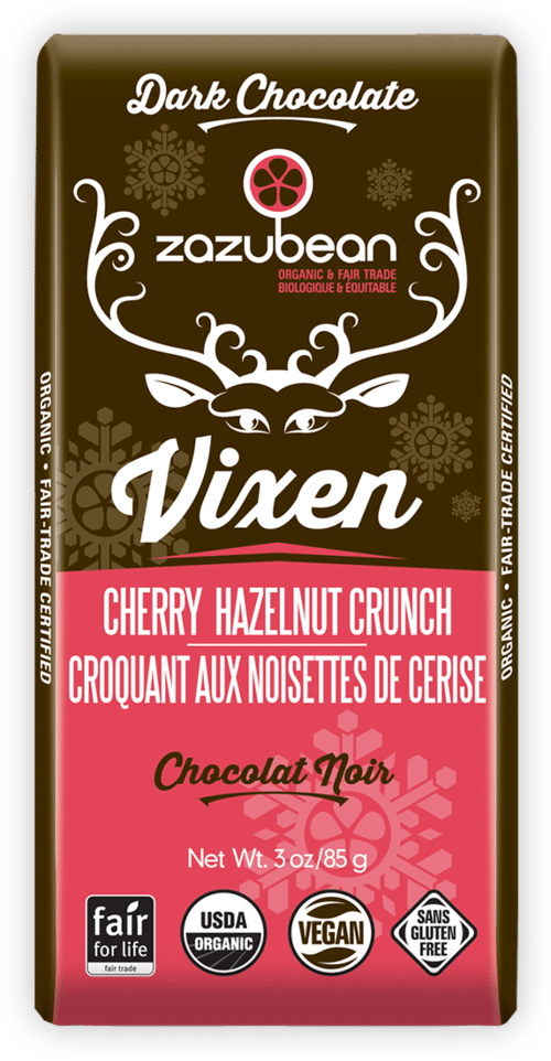 Zazubean - Vixen: Cherry Hazelnut Crunch, 85G