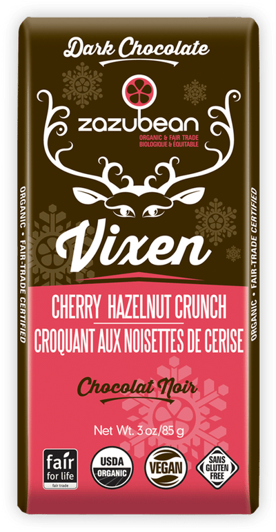 Zazubean - Vixen: Cherry Hazelnut Crunch, 85G