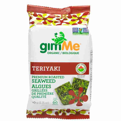 Gimme Organic: Organic Premium Roasted Seaweed Snack: Teriyaki - 10G