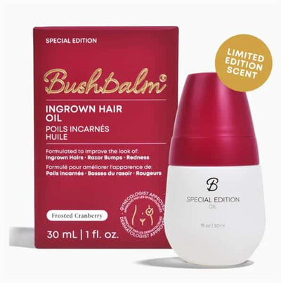 Bushbalm - Ingrown Hair Oil, Frosted Cranberry 30Ml