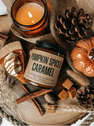 Lawrencetown Candle Co - Pumpkin Spiced Caramel, 12.4 Oz