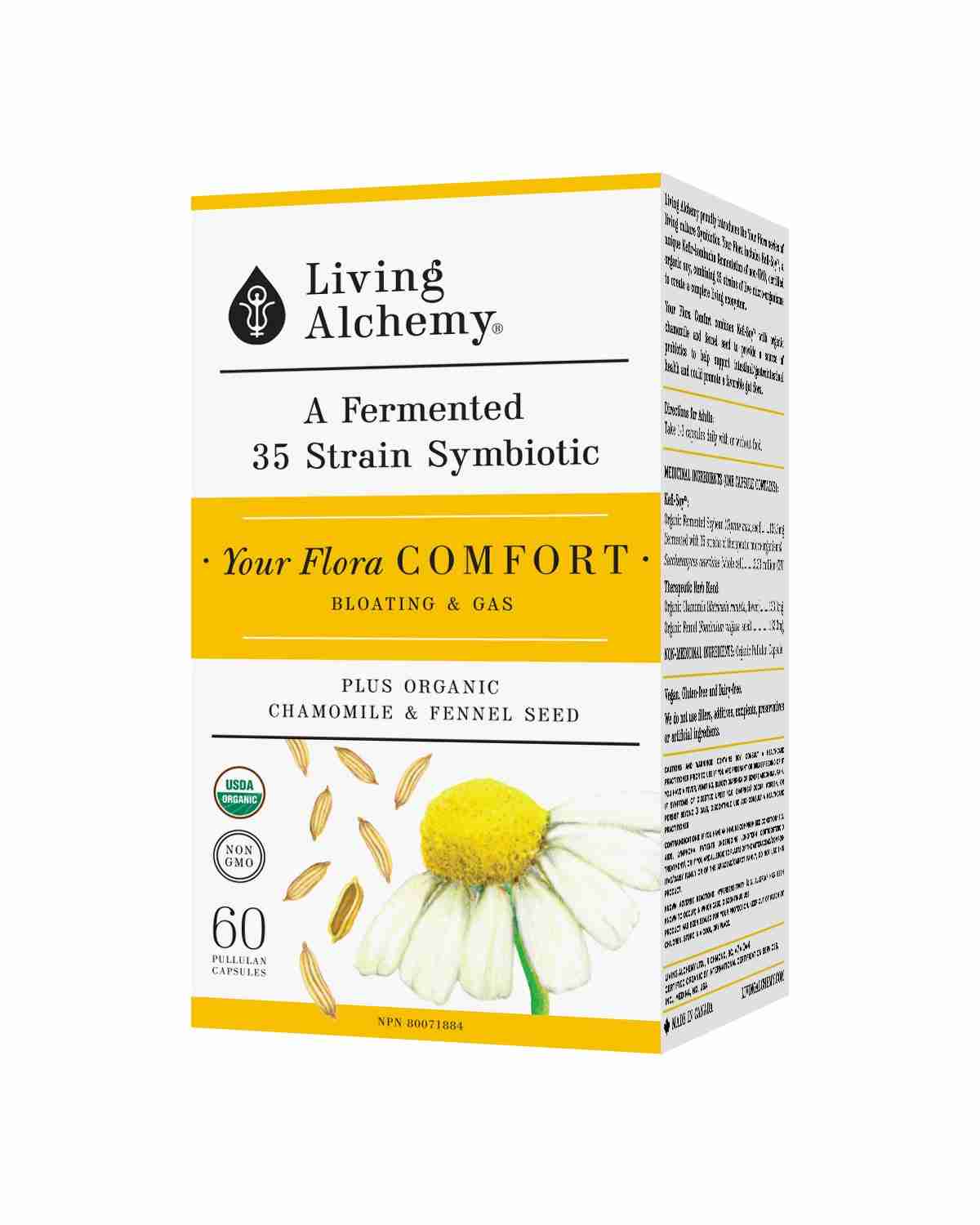 Living Alchemy Your Flora Comfort, 60 Capsules