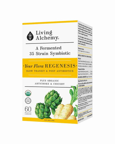 Living Alchemy Fermented 35 Strain Symbiotid-Regensis; 60 Capsules