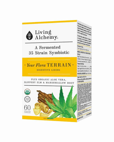 Living Alchemy - Fermented 35 Strain Symbiotic-Terrain, 60 Capsules