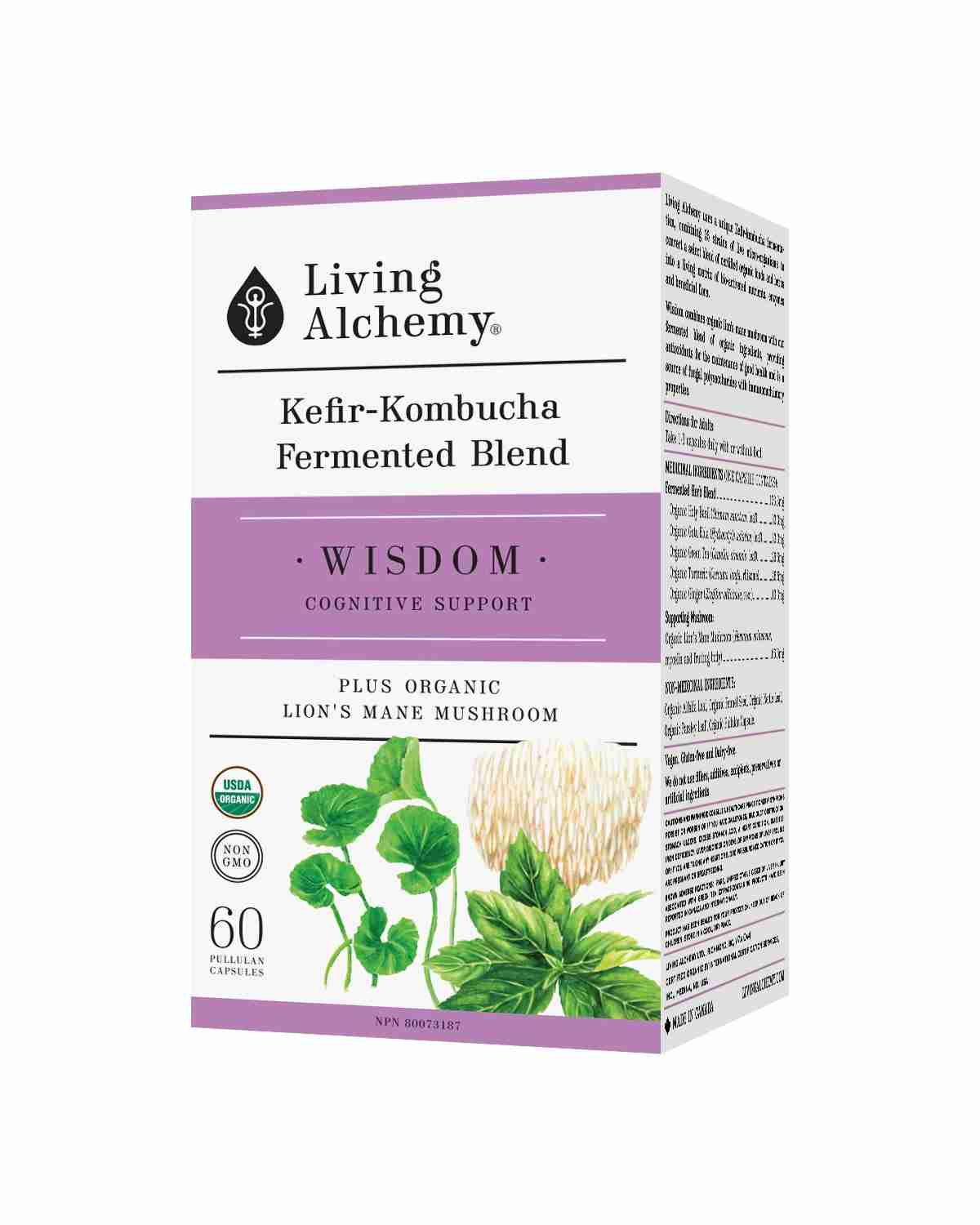 Living Alchemy Wisdom Cognitive Support, 60 Capsules