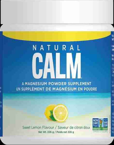 Natural Calm - Magnesium Powder: Sweet Lemon, 226G