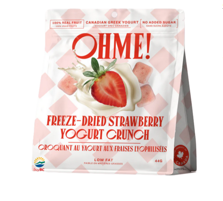 Oh Me Freeze Dried Strawberry Yogurt Crunch, 44G