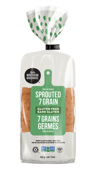 Little Northern Bakehouse - Sprouted 7 Grain Gluten Free Bread, 482G