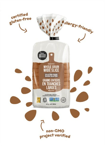 Little Northern Bakehouse Whole Grain Wide Slice Bread, 567G