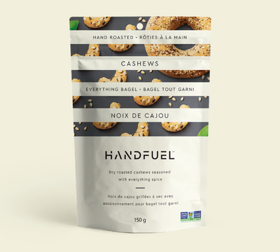 Handfuel Everything Bagel Cashews, 150G