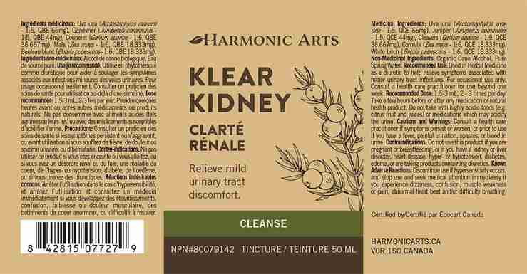 Harmonic Arts - Klear Kidney, 100Ml