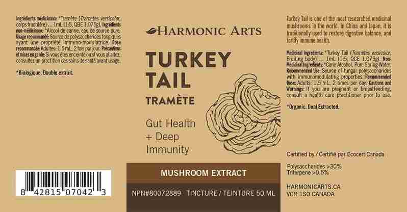 Harmonic Arts - Turkey Tail Tincture, 50Ml
