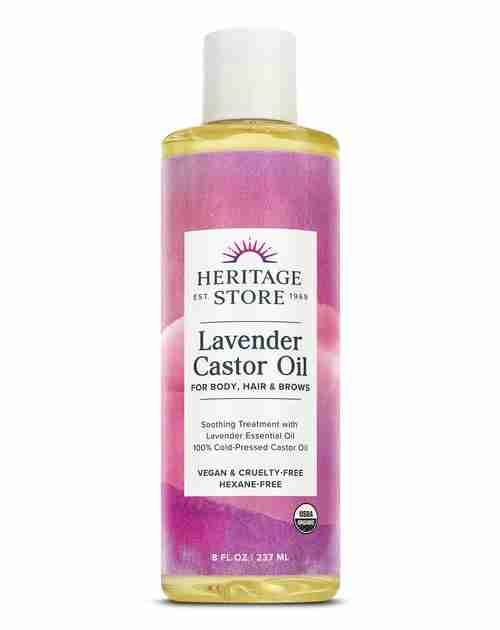 Heritage Store - Lavender Castor Oil, 237Ml