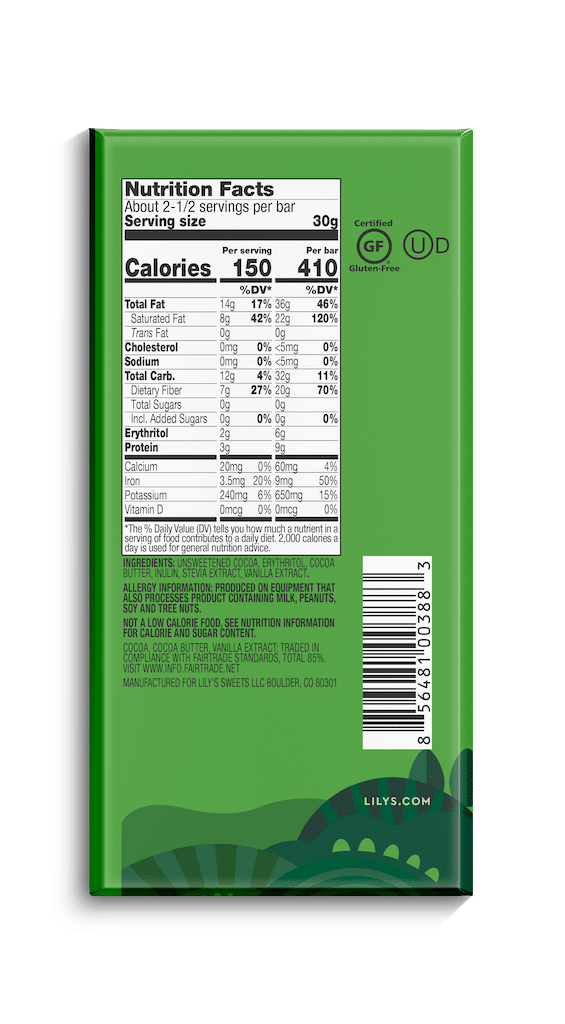 Lily's Extremely Dark Chocolate Style - 80G