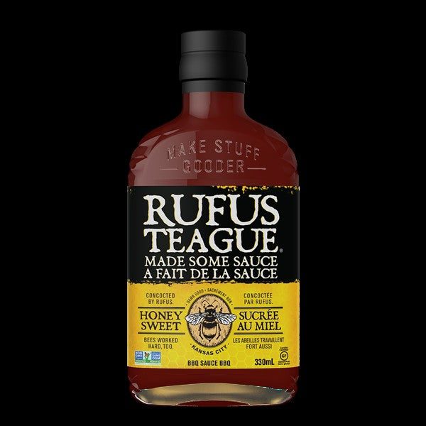 Rufus Teague Honey Sweet BBQ Sauce, 330 mL