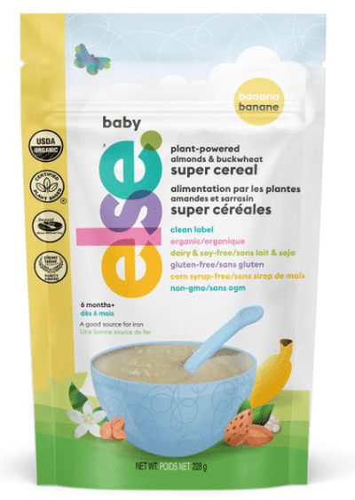 Else Nutrition - Plant Powered Almonds & Buckwheat Banana Cereal, 228G