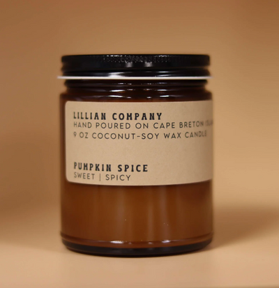 Lillian Co - Pumpkin Spice Candle, 9Oz