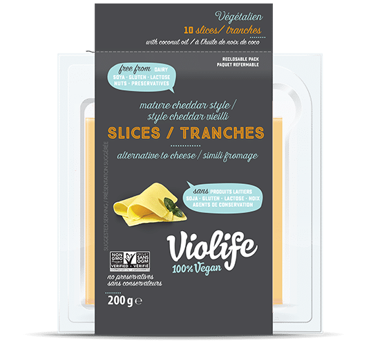 Violife - Mature Cheddar Style Slices, 200G