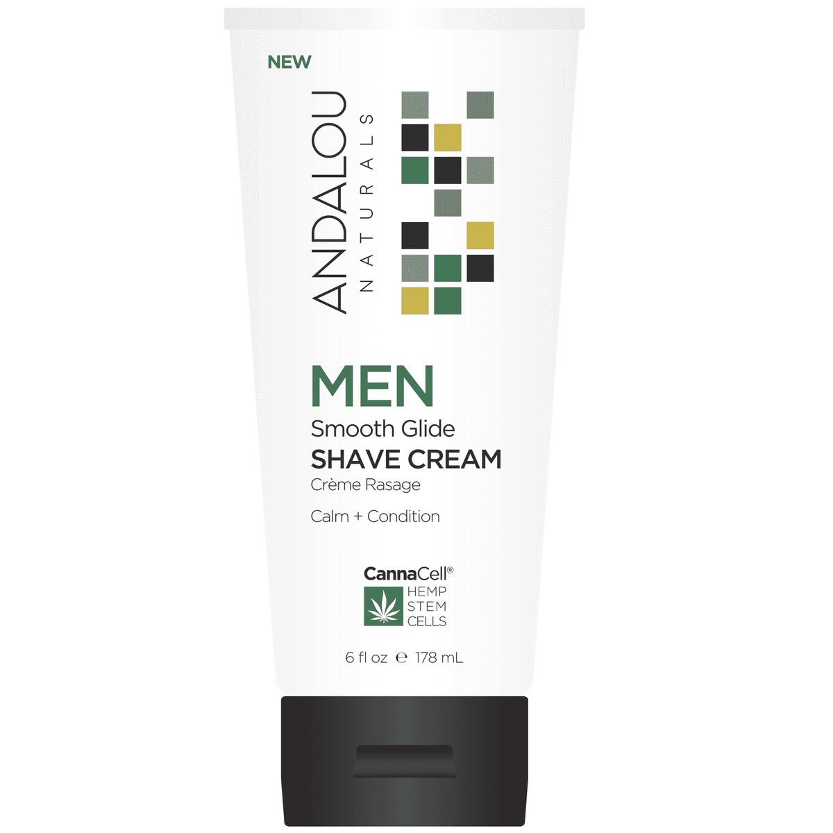 Andalou Naturals Cannacell Men Smooth Glide Shave Cream - 178Ml