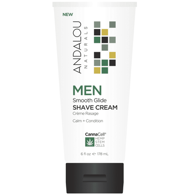 Andalou Naturals Cannacell Men Smooth Glide Shave Cream - 178Ml