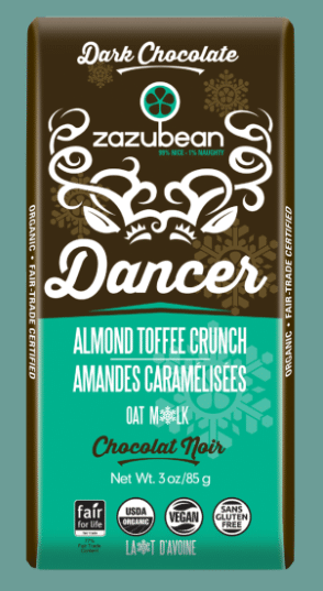 Zazubean - Dancer: Almond Toffee Crunch, 85G