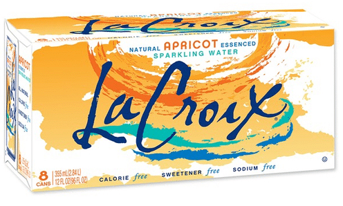 La Croix Apricot Sparkling Water (8 Pack)