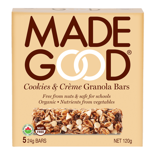 Made Good Bars Cookies & Creme Granola Bars – 5X24g (120G)