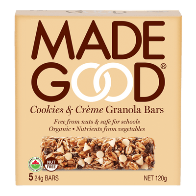 Made Good Bars Cookies & Creme Granola Bars – 5X24g (120G)