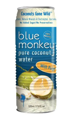 Blue Monkey Coconut Water with Pulp, 500 mL