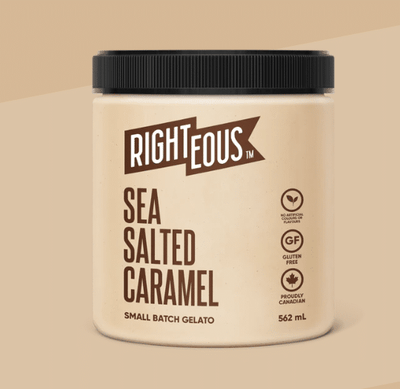 Righteous - Salted Caramel Gelato, 473Ml