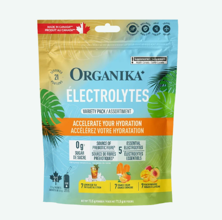 Organika Electrolytes Variety Pack, 21 Sachets